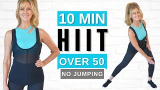 10 Min BEGINNER HIIT Workout For Weight Loss | Women Over 50!