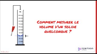 Comment mesurer le volume d'un solide quelconque ?