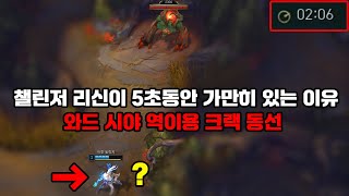 와드 시야를 100% 믿으면 안되는 이유 (리신 vs 신짜오)