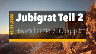 Jubiläumsgrat im perfekten Herbstwetter! Teil 2: Grathüttl - Zugspitze - Höllentalklettersteig