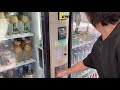 vending machine 미국 자판기 잔돈이 지폐로