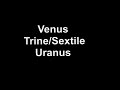 secret of | Venus Trine or Sextile Uranus #astrologyforecast #science #astrologypredictions