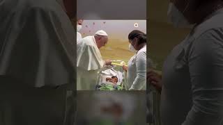Pope baptizes newborn in hospital treating him for bronchitis