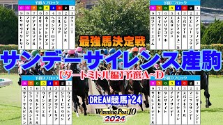 【ウイポ10 2024】DREAM競馬'24　サンデーサイレンス産駒最強馬決定戦【ダートミドル編】予選A～Dブロック【川崎記念＆東京大賞典】