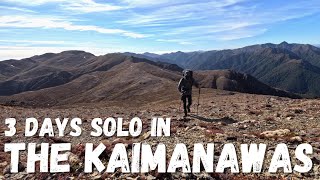 3 Days solo in the Kaimanawa Ranges