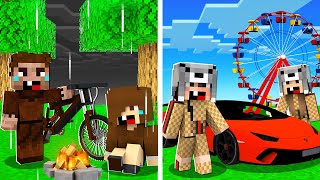 EVSİZ BEBEK AİLE VS MİLYONER BEBEK AİLE 😱 - Minecraft