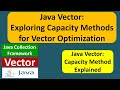 Java Vector Tutorial: Exploring Capacity Methods for Vector Optimization | Java Collection Framework