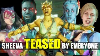 Who Roasts & Teases Sheeva the Best? ( Relationship Banter Intro Dialogues ) MK 11