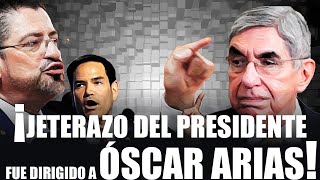 ¡Jeterazo del Presidente fue dirigido a Óscar Arias! #costarica #politica