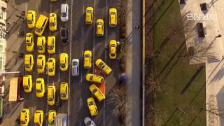 s01 // drónnal a taxisblokádról! // drone aerial footage about the cab-demonstration