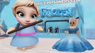 ROBLOX QUEEN ELSA BARRY'S PRISON RUN! OBBY ROBLOX GAMEPLAY WALKTHROUGH