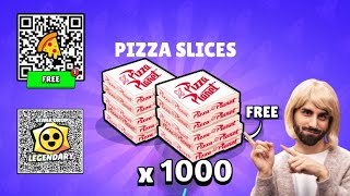 FREE 🎁x1000 PIZZA SLICE NEW SECRET QR CODE | BRAWL STARS QR CODE PIZZA SLICE | BRAWL STARS