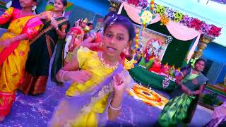 Dasara celebrations in slate play school, Jammalamadugu.