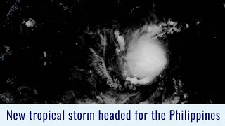 Tropical Storm 18W (Karding) headed towards the Philippines