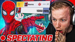 I SPECTATED THE BEST SPIDER-MAN IN MARVEL RIVALS!!