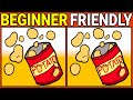 🧠💪🏻 Spot the Difference Game | Easy Find the Difference Game for Beginners!《Easy》