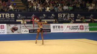 Berlin Masters 2011: Aliya Garayeva with ribbon