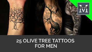 25 Olive Tree Tattoos For Men