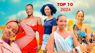 TOP 10 NEW 2024 | ABAKOBWA BEZA KURUSHA ABANDI MURI FILME NYARWANDA | Rwandan Beautiful Women