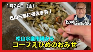 松山市 新居浜市 今治市 スーパー おすすめ 野菜 魚 肉 惣菜 新鮮 安い 品揃えがいい　　#瀬戸内海の魚　#コープえひめ