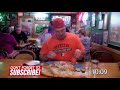 massive deli sandwich challenge w 5 meats veggies u0026 horseradish