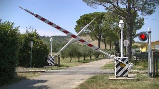 Spoorwegovergang Brisighella (I) // Railroad crossing // Passaggio a livello