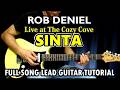 Sinta (Live at The Cozy Cove) - Rob Deniel | Full Song Lead Guitar Tutorial with Tabs (Slow Version)