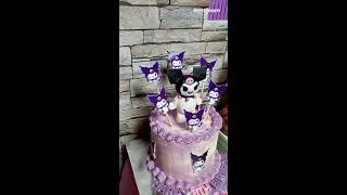 Kuromi cake. Happy birthday ate Blessy.Godbless.#live