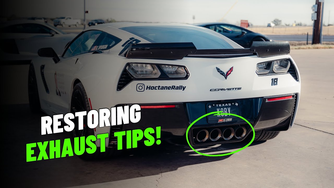 Restoring My C7 Z06 Exhaust Tips | Heavy Metal Polish - YouTube