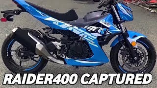 Suzuki RAIDER 400cc Captured First Look New King on the road