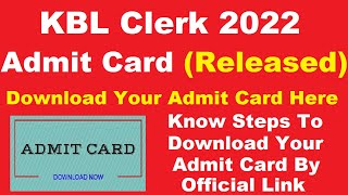 KBL Clerk Result 2022 (Out) - Download Karnataka Bank Clerk Result 2022 Here