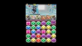 パズドラ Puzzle \u0026 Dragons 氷零妃 超地獄 雙宙斯隊