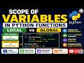 Scope of Variables in Python Functions | Local Variable vs Global Variable in Python