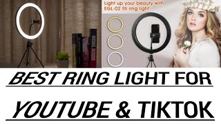 ELEGIANT RING LIGHT /Best Ring Light for youtube \u0026 tiktok videos/ Upboxing \u0026 Demo selfie Ring light