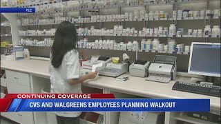 CVS and Walgreens employees planning walkout