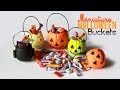 Halloween Bucket Charms - Miniature Candy with Polymer Clay