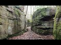 Climbing Around Giant Rocks and Boulders on April 20th, 2024, Secret Location, Cattaraugus County NY