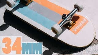 34mm YELLOWOOD \u0026 YTRUCKS X5 Setup Assembly in 4K - fingerboardTV