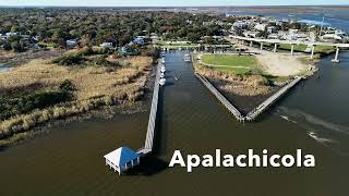 Drone Flyover of St. George Island, Apalachicola, and Eastpoint in Franklin County ￼