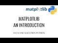 Matplotlib Introduction | Matplotlib Python Tutorial | Data Visualization