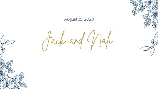 The Wedding of Jack Reid and Nali Gray