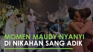 Viral Video Momen Maudy Ayunda dan Jesse Choi Menyanyi di Pernikahan sang Adik, Amanda Khairunnisa