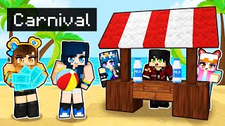 Taking my friends to a CARNIVAL in Minecraft!