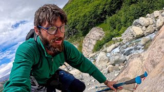 I Climbed to the Mountain Lake via Dangerous Ways! Camping in Patagonia