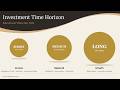 Investment Time Horizon
