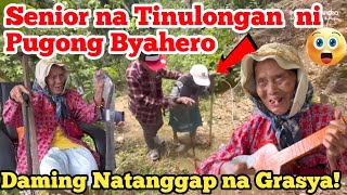 Wow!😲Lola na Nakatira sa Matarik na  Bundok Daming Grasyang Natanggap mula sa Sponsors!❤️🤗