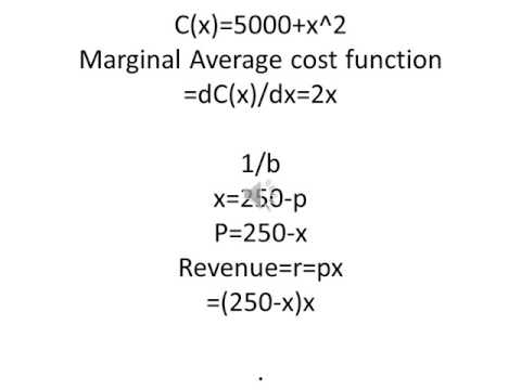 To find the marginal cost function, marginal revenue & break even pt To find the marginal cost function, marginal revenue & break even pt