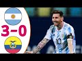 HIGHLIGHTS ARGENTINA 3 - 0 ECUADOR | COPA AMERICA 2021 | 03-07-21