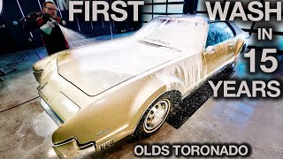 First Wash In 15 Years: 1967 Oldsmobile Toronado Disaster Detail and Surprise Reveal!