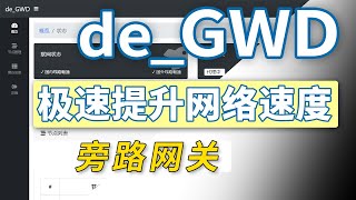 科学上网 | 极速大幅提升网页 视频 浏览速度的软路由网关 de_GWD DNS 旁路 透明代理 大幅提升科学上网性能